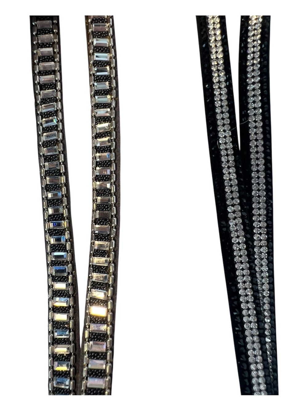 Two Black Sparkling Rhinestone Lanyards Key & Card Holders. New with tags. - Picture 5 of 5